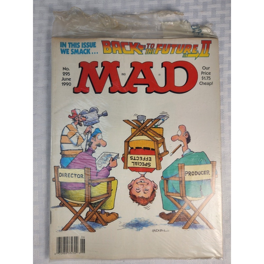 MAD Magazine Issue #295 June 1990 Back to the Future MINT!